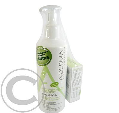 A-DERMA Exomega mléko 400ml derma mýdlo 100g