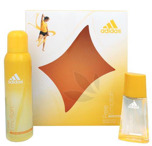 Adidas Free Emotion - toaletní voda s rozprašovačem 30 ml   deodorant ve spreji 150 ml