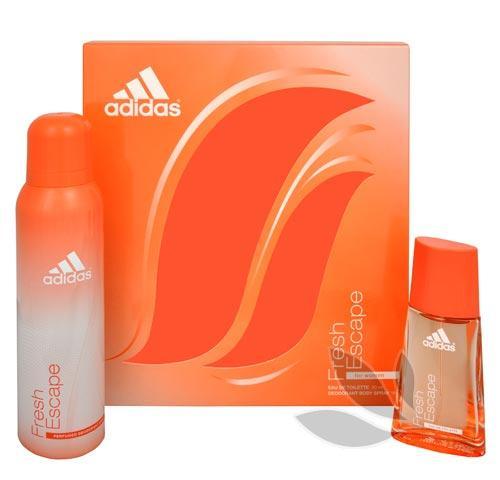 Adidas Fresh Escape - toaletní voda s rozprašovačem 30 ml   deodorant ve spreji 150 ml