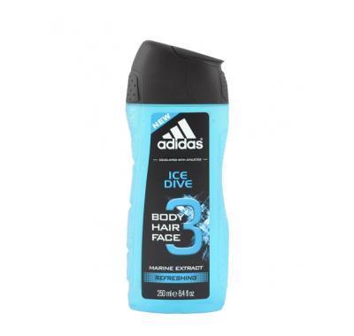 Adidas Ice Dive sprchový gel 3v1 250 ml