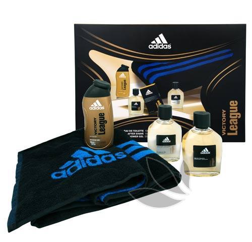 Adidas Victory League - toaletní voda s rozprašovačem 100 ml   voda po holení 100 ml   sprchový gel 250 ml   ručník