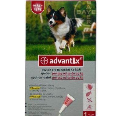Advantix pro psy spot-on 10-25 kg 1 x 2.5 ml