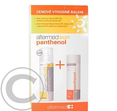 ALTERMED sun pack spray SPF20 200ml   PF5% milk 200ml