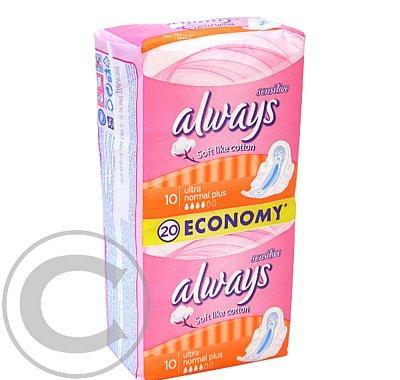 Always Ultra Normal Plus Sensitive 2 x 10 kusů