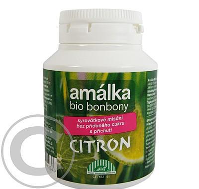 AMALKA BIO syrovátkové bonbóny 70g citron