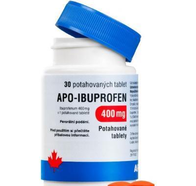 APO-IBUPROFEN 400 mg  Potahované tablety 30 x 400 mg, APO-IBUPROFEN, 400, mg, Potahované, tablety, 30, x, 400, mg