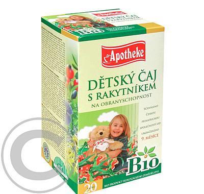 Apotheke BIO Dětský čaj s rakytníkem na obranyschopnost 20 x 1.5g