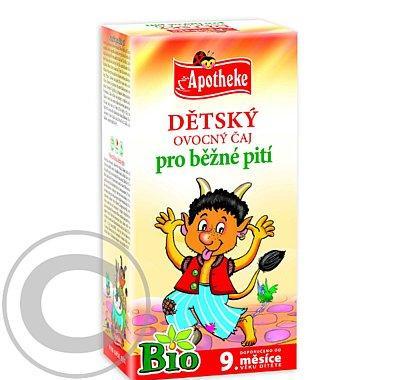 Apotheke Dětský čaj BIO ovocný 20x2g, Apotheke, Dětský, čaj, BIO, ovocný, 20x2g