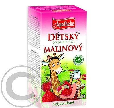 Apotheke Dětský ovocný čaj malinový 20x2g, Apotheke, Dětský, ovocný, čaj, malinový, 20x2g