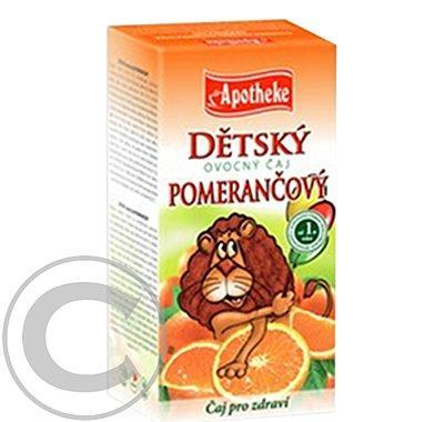 Apotheke Dětský ovocný čaj pomerančový 20x2g, Apotheke, Dětský, ovocný, čaj, pomerančový, 20x2g