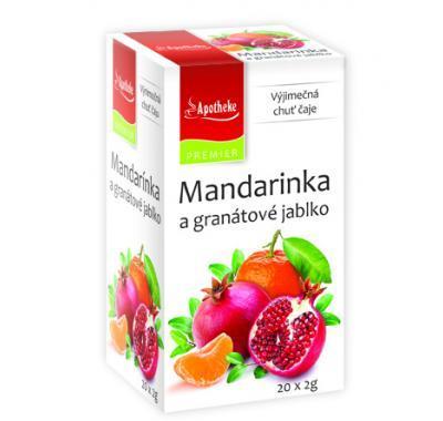 APOTHEKE Mandarinka   granátové jablko čaj 20x2 g, APOTHEKE, Mandarinka, , granátové, jablko, čaj, 20x2, g