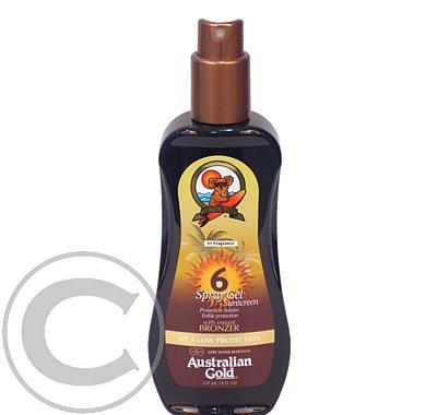 AUSTRALIAN GOLD Sunscreen Spray Gel Bronzer 237 ml Gel na opalování SPF6