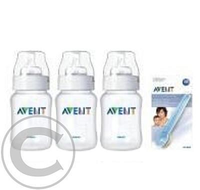 AVENT Sada-Láhev 260ml 3ks   Lžíčky