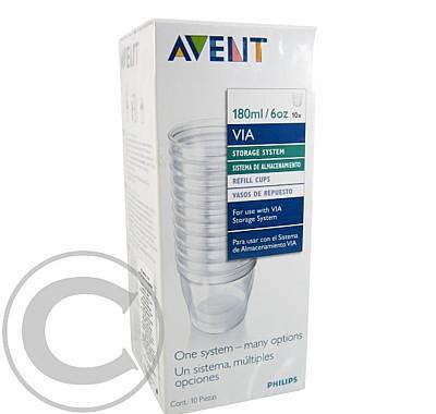 AVENT VIA Pohárky 10ks 180ml