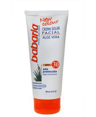 Babaria Facial Sun Cream SPF30 100ml Ochranný krém na obličej