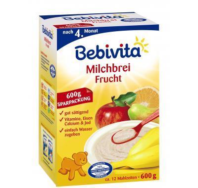 BEBIVITA Kaše mléčná ovocná 600g, BEBIVITA, Kaše, mléčná, ovocná, 600g