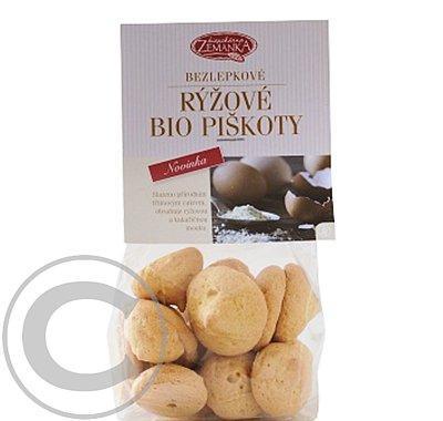 Bezlepkové rýžové bio piškoty 70g