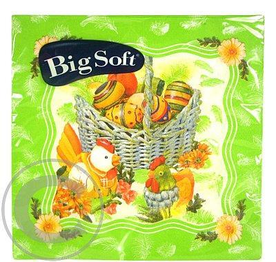 Big soft velikonoční ubrousky 2vrstvé 33x33cm (20)