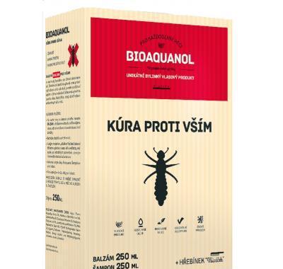 Bioaquanol kúra proti vším -  Šampon 250 ml   Balzám 250 ml   hřeben