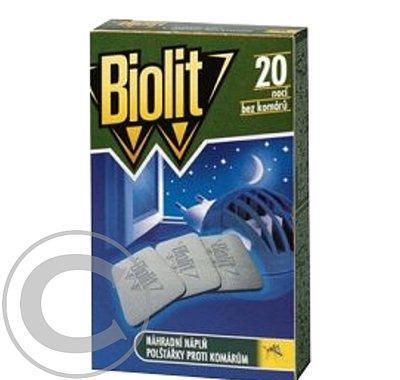 Biolit suchá náplň do elektriky 20 ks (20nocí)