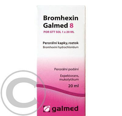 BROMHEXIN GALMED 8  1X20ML Kapky, roztok