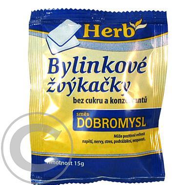 Bylinková žvýkačka - směs dobromysl sáček 15g