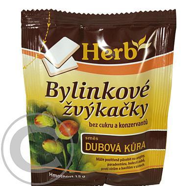 Bylinková žvýkačka - směs dubová kůra sáček 15g