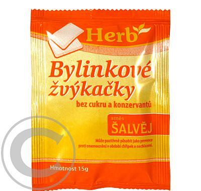 Bylinková žvýkačka - směs šalvěj sáček 15g