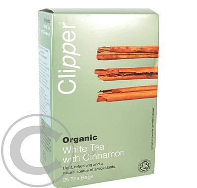 Čaj Clipper organic white tea   Cinnamon 25x2g