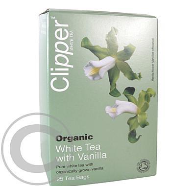 Čaj Clipper organic white tea   Vanilla 25x2g
