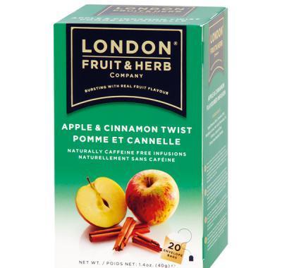 LONDON FRUIT & HERB Čaj Twist – Jablko se skořicí 20 x 2 g