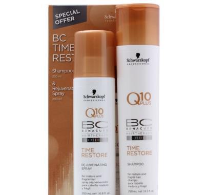 Schwarzkopf Balíček BC Time Restore - Time Restore Shampoo 250ml and Time Restore Rejuvenating Spray 200ml