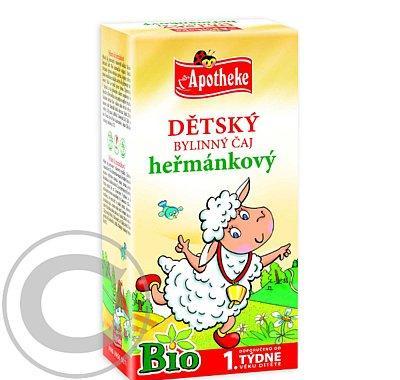 Apotheke Dětský čaj BIO heřmánek 20x1.5g, Apotheke, Dětský, čaj, BIO, heřmánek, 20x1.5g