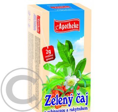 Čaj zelený s echinaceou a rakytníkem 20 x 2 g Apotheke