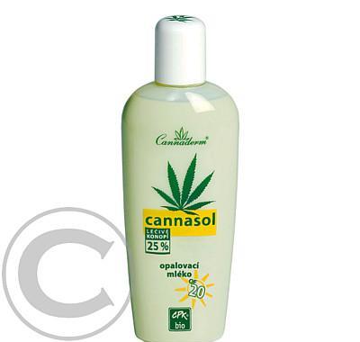 Cannaderm Cannasol opalovací mléko OF20 150ml