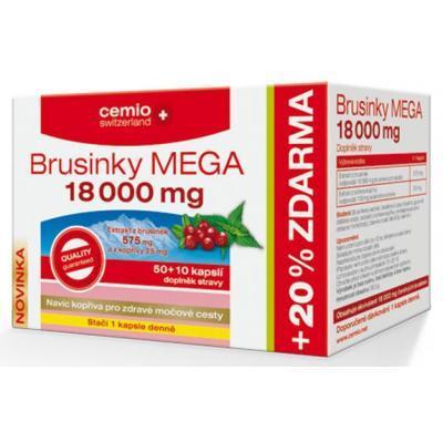 CEMIO Brusinky MEGA 18000 - 50   10 kapslí