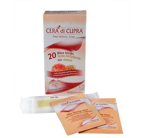 Cera di Cupra Wax Strips Face  20ks