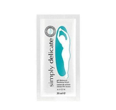 Cestovní dámský sprchový gel pro intimní hygienu Simply Delicate 30 ml