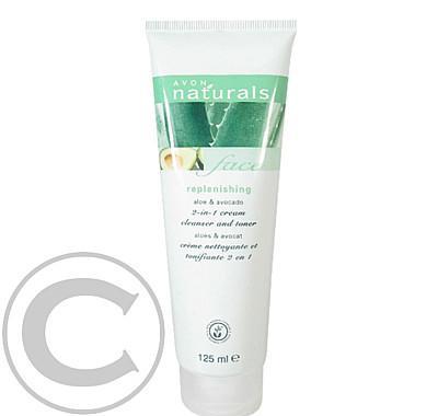 Čistící emulze a tonikum 2 v 1 s aloe a avokádem Naturals 125 ml, Čistící, emulze, tonikum, 2, 1, aloe, avokádem, Naturals, 125, ml