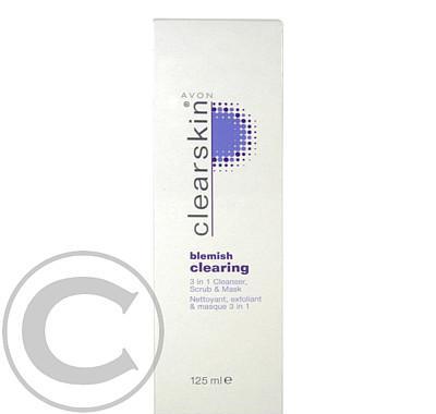 Čisticí gel, peeling a maska 3 v 1 Blemish Clearing (Cleanser, Scrub & Mask) 125 ml