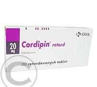 CORDIPIN RETARD TBL RET 30X20MG, CORDIPIN, RETARD, TBL, RET, 30X20MG