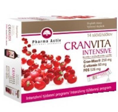 Cranvita Intensive Brusinka v prášku 14 sáčků    : VÝPRODEJ exp. 2015-03-31