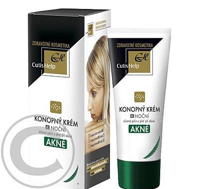 CutisHelp AKNÉ konopný krém noční 30ml