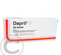 DAPRIL 5  30X5MG Tablety, DAPRIL, 5, 30X5MG, Tablety