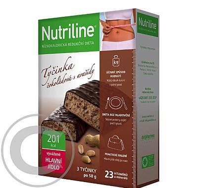 Delpharmea Nutriline Tyčinka čokoládová 3x58g