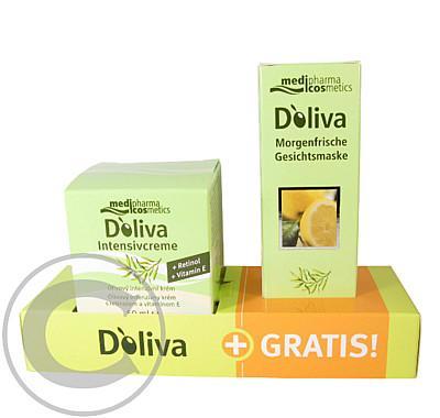 Doliva olivový intenzivní krém 50ml   rozjasňující čistíci pleťová maska 30ml GRATIS