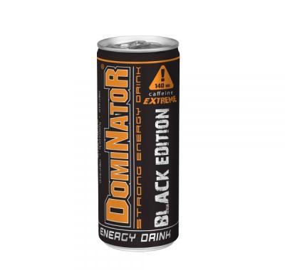 Dominator - Black edition, energetický nápoj, 250ml, Olimp