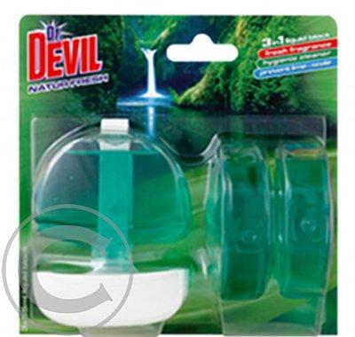 DR DEVIL tekutý wc blok3x55ml 3v1 natur fresh