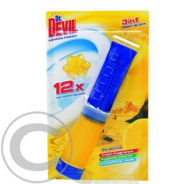 DrDevil WC bodový blok 75ml 3v1 Lemon Fresh