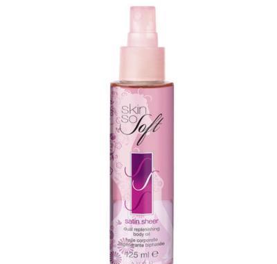 Dvousložkový vyživující tělový olej Satin Sheer SSS - růžový (Dual Replenishing Body Oil) 125 ml